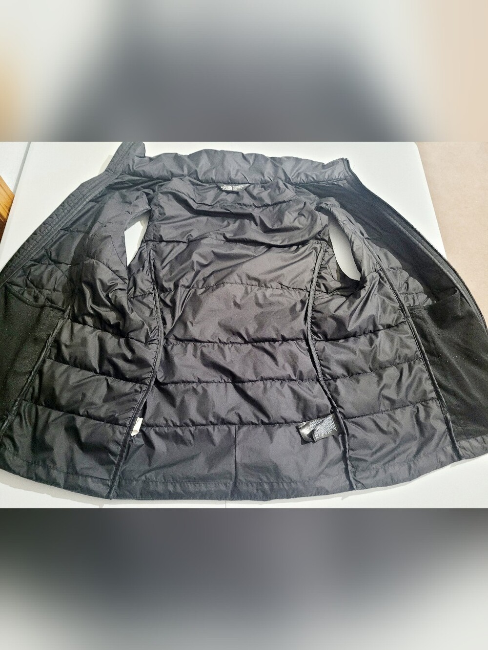 The North Face 550 Fill Goose Down Puffer Vest Women's Medium Black Full Zip - Picture 6 of 15